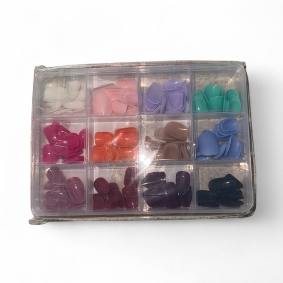None Other - Colorful Nail Tips Set 288 pieces